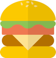 ハンバーガーのイメージ