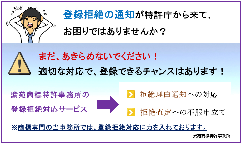 商標の登録拒絶対応のご案内キービジュアル