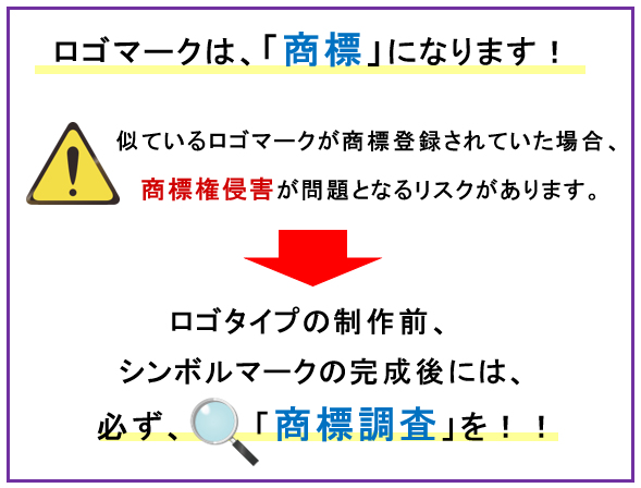 ロゴマークは「商標」になります！