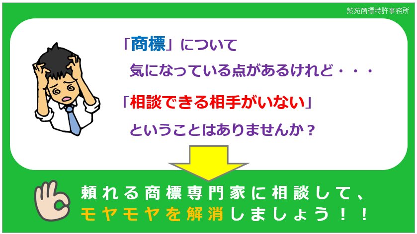 商標相談で、商標のモヤモヤを解消しましょう